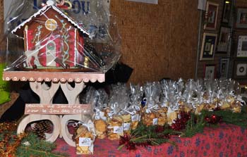 photo du stand de biscuits